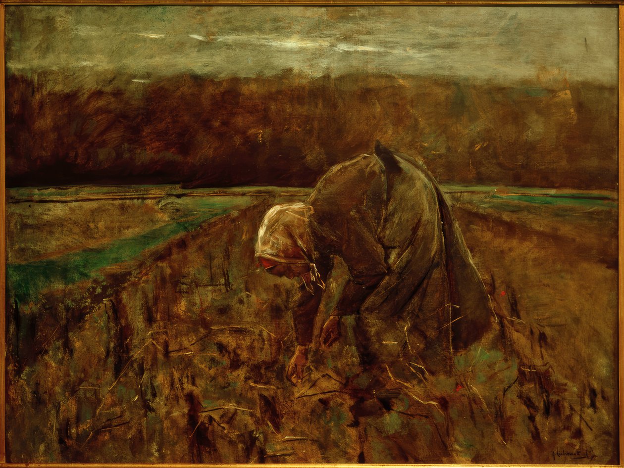 Potatissamlare av Max Liebermann