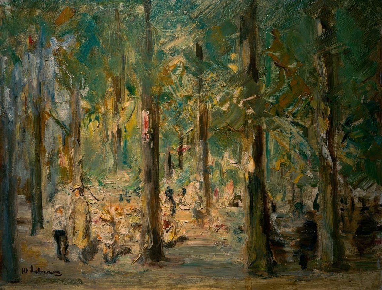 Lekplats i djurparken av Max Liebermann