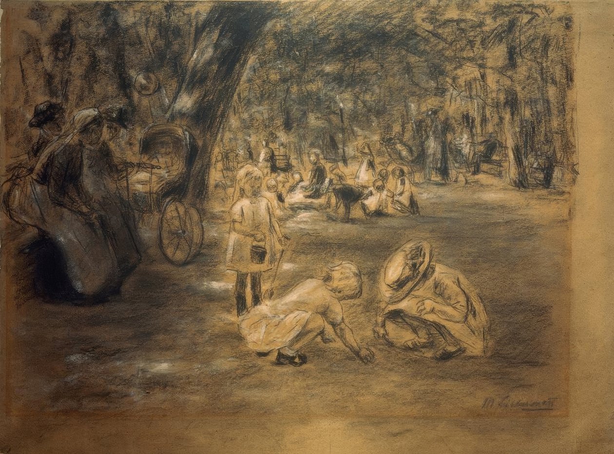 Lekplats i djurparken av Max Liebermann