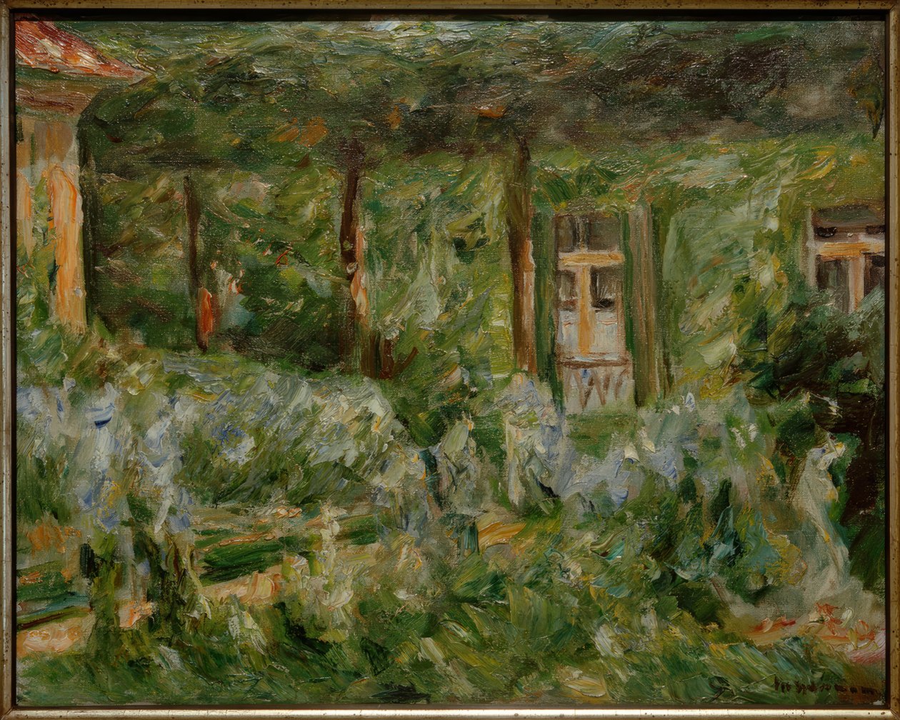M.Liebermann, trädgårdshus i öster (?) av Max Liebermann