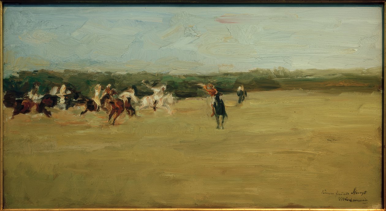 Polospelare av Max Liebermann