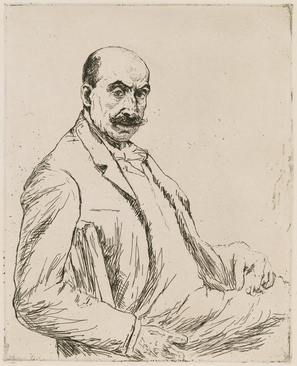 Självporträtt, 1906. av Max Liebermann