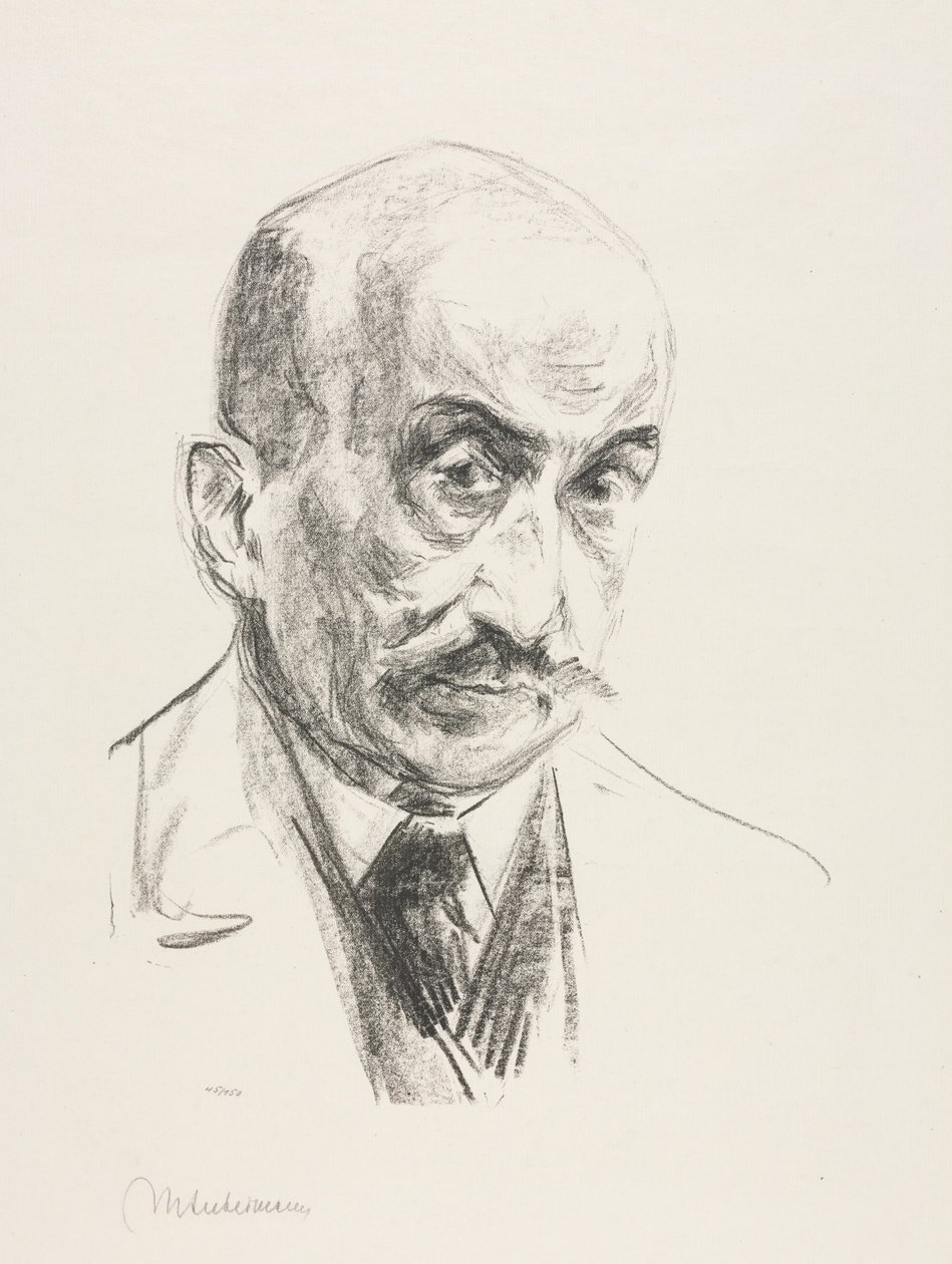 Självporträtt, 1921. av Max Liebermann