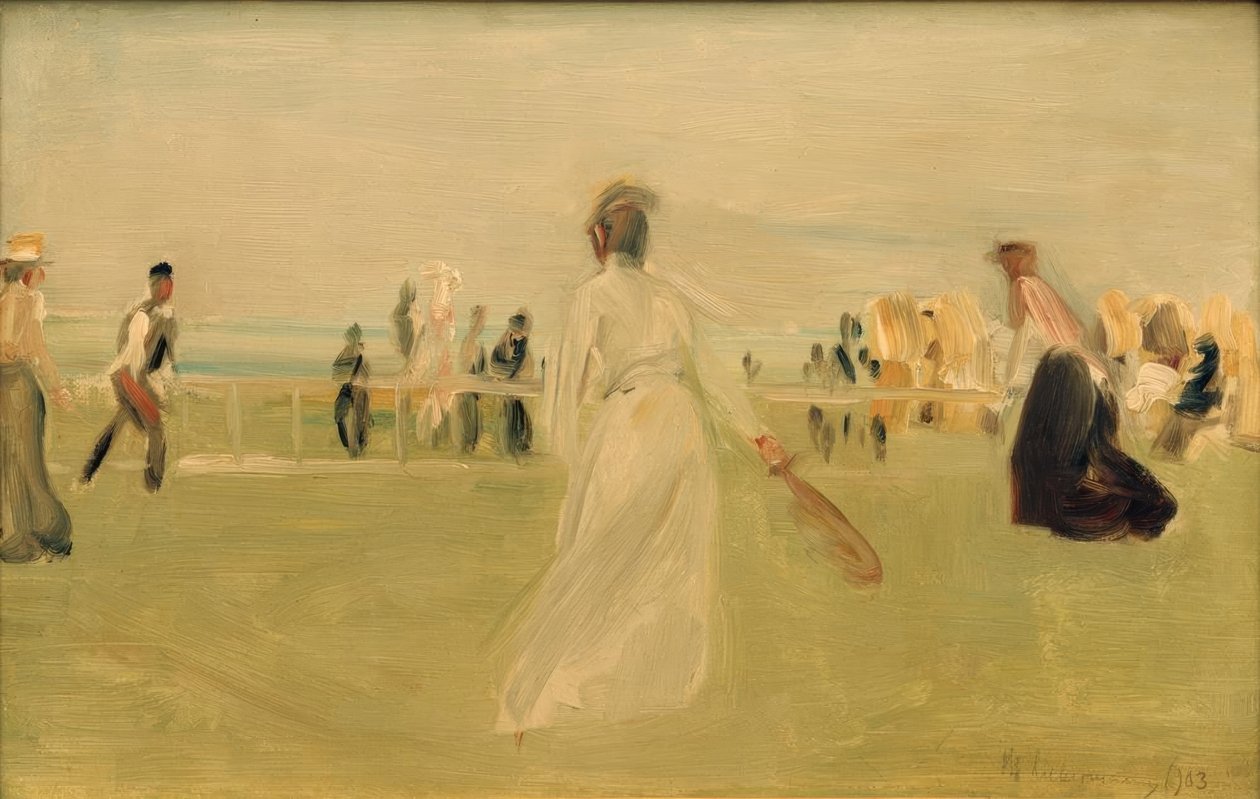 Tennisspelare vid havet av Max Liebermann