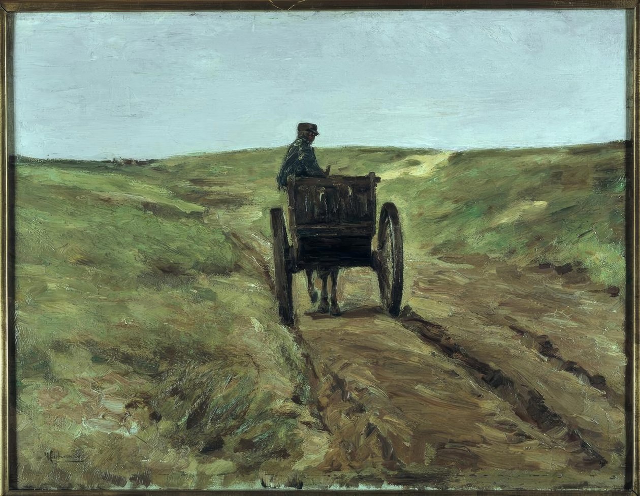 Bil i sanddynerna nära Katwijk av Max Liebermann