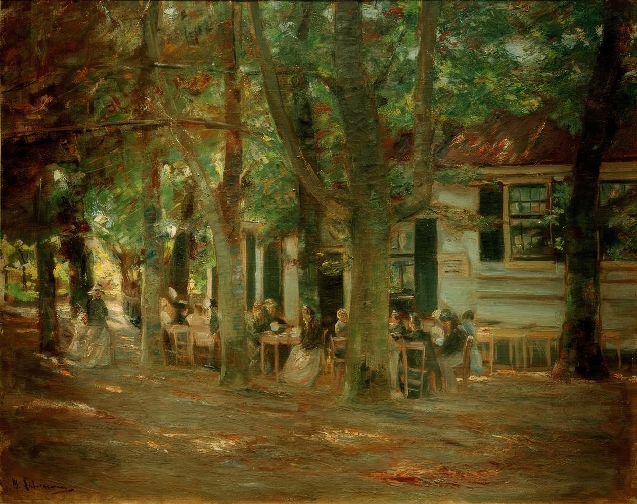 Wirtshaus i Overveen av Max Liebermann