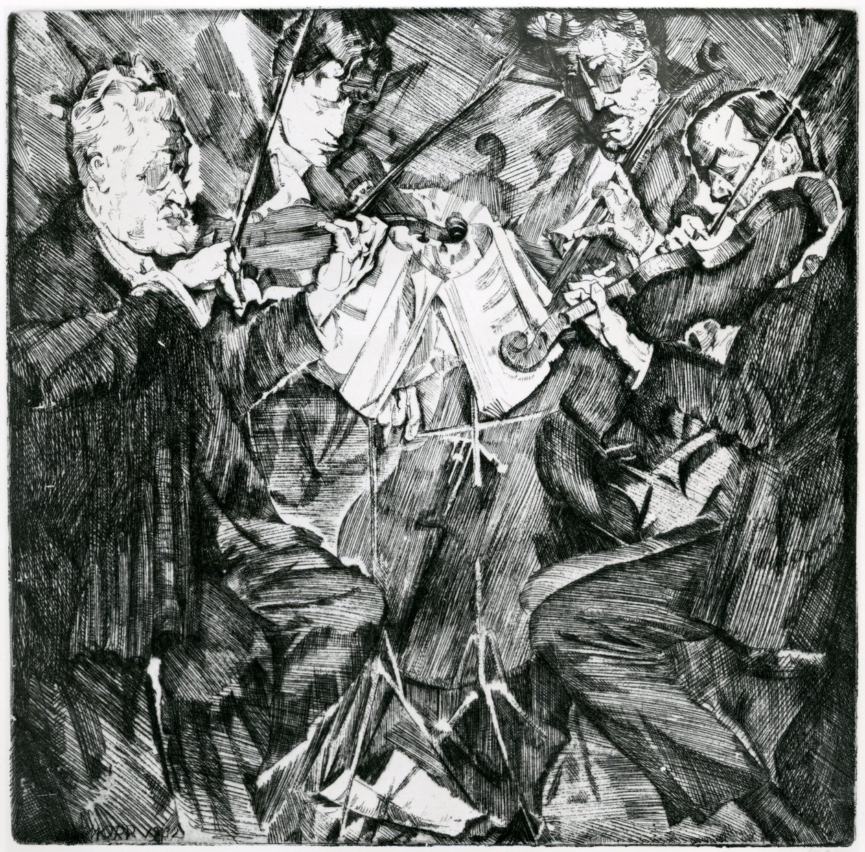 Rose String Quartet av Max Oppenheimer