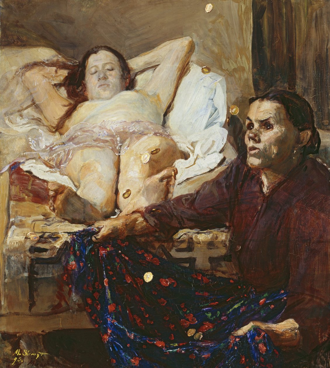 Danae av Max Slevogt