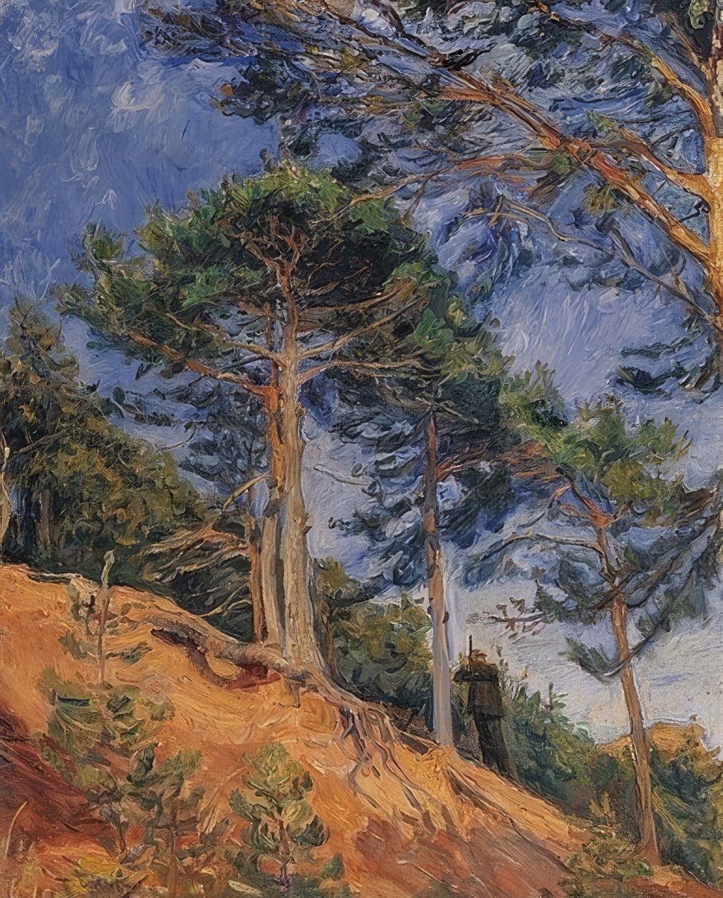 Jägare på sluttningen. 1903 av Max Slevogt