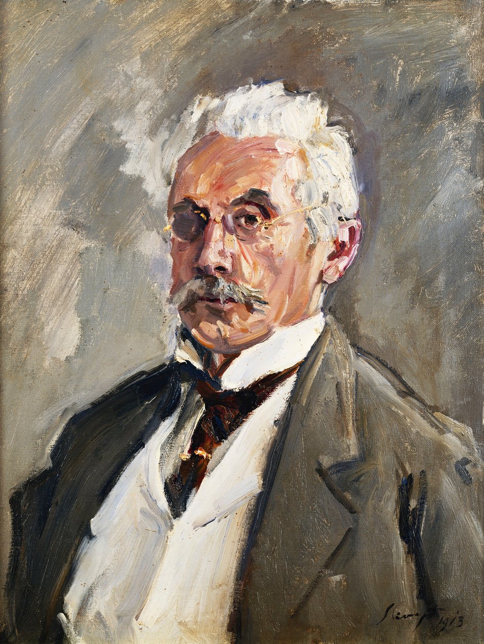 Porträtt av Carl Steinbart, 1910 av Max Slevogt
