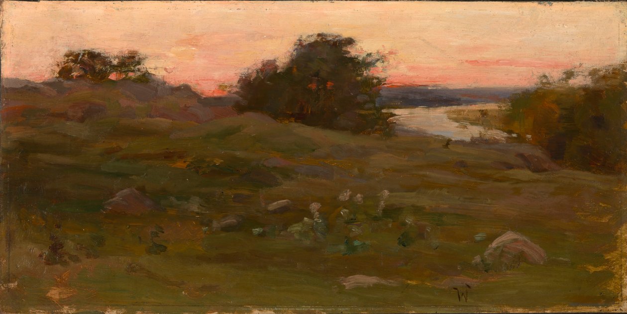 Landskap, sent 1800-tidigt 1900-tal. av Max Weyl