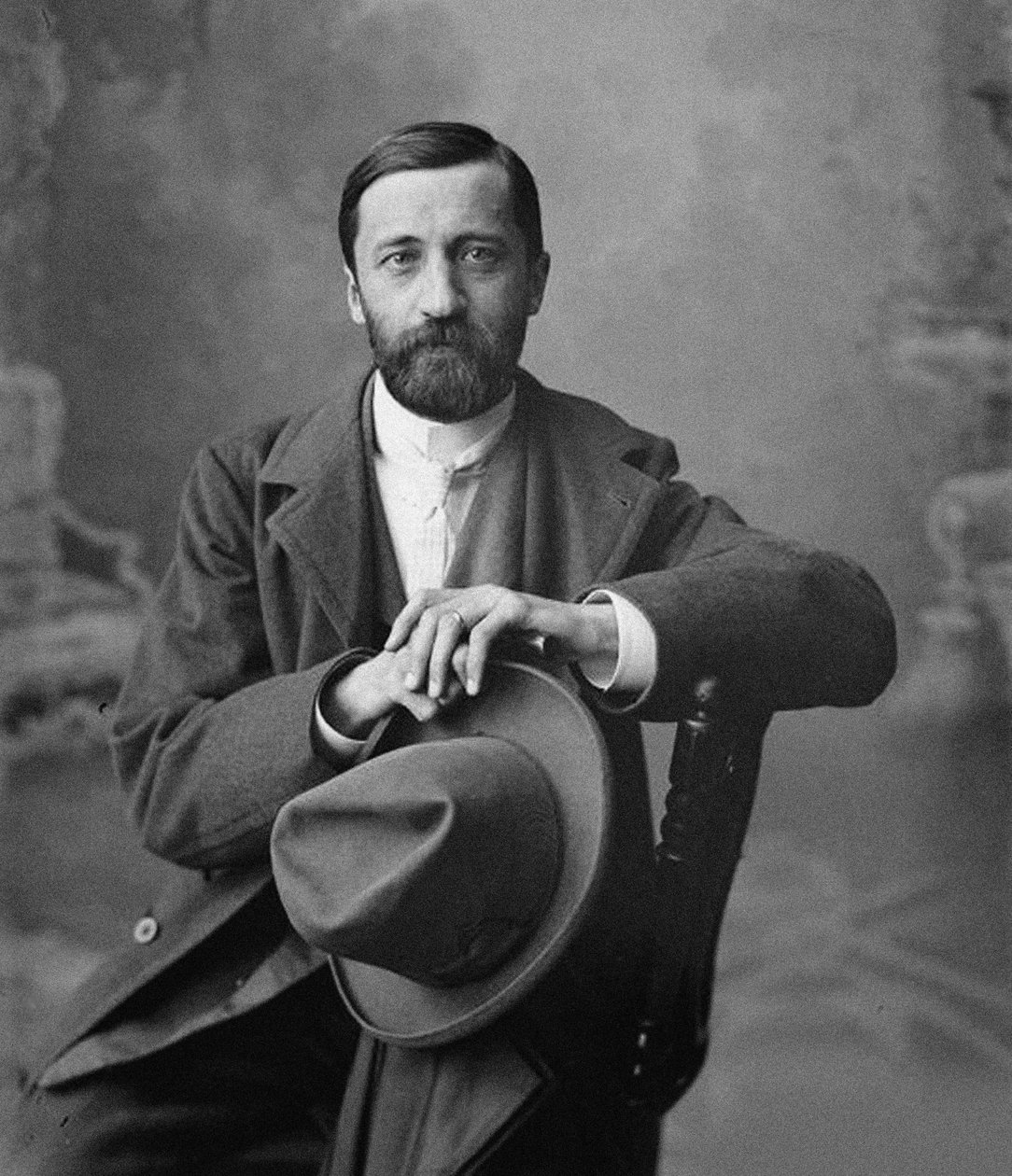 Porträtt av Dmitrij Merezhkovsky av Maxim Petrovich Dmitriev