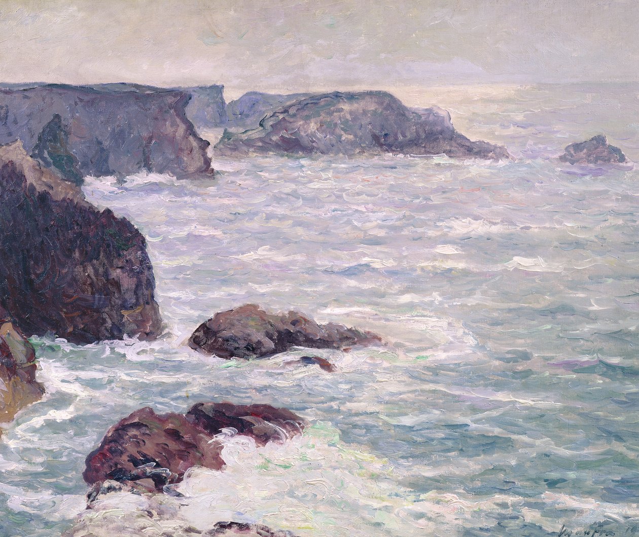 Goulphar under solen av Maxime Emile Louis Maufra