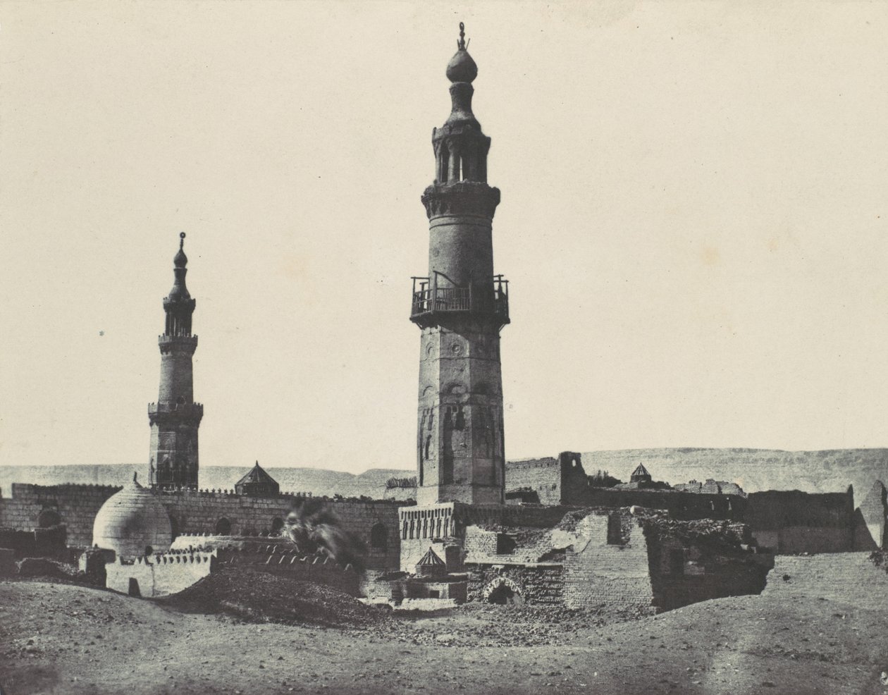 Övre Egypten. Girgeh. Moskén i Ali-Bey, 1850. av Maxime Du Camp