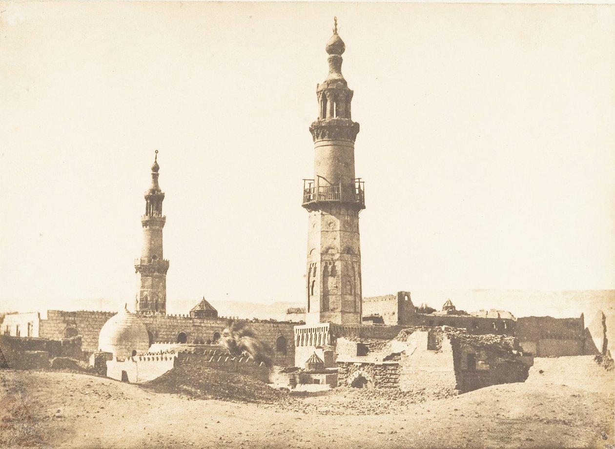 Moskén i Ali-Bey, i Girgeh, 1849-50. av Maxime Du Camp