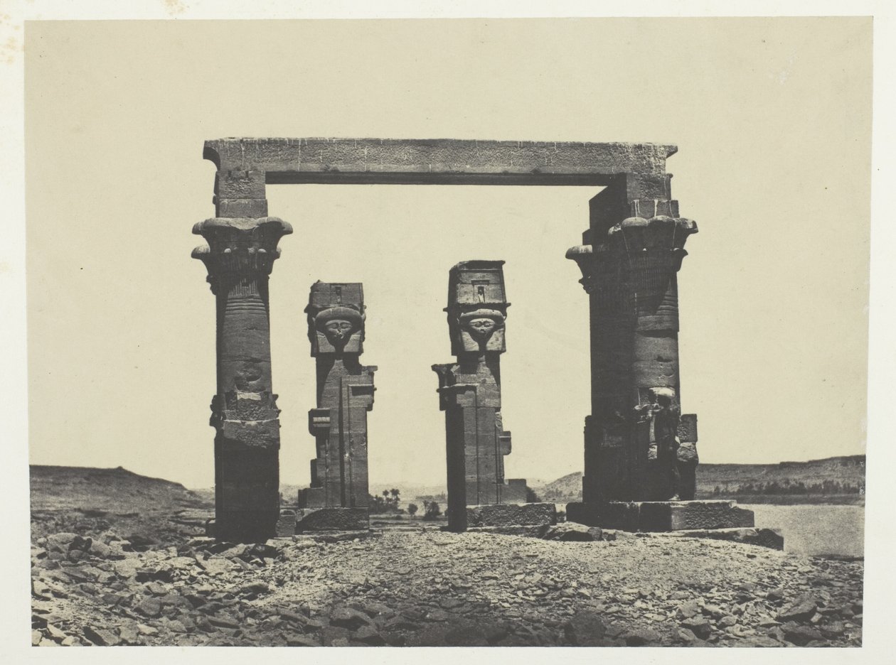 Kardassy-templet, Nubia av Maxime Du Camp