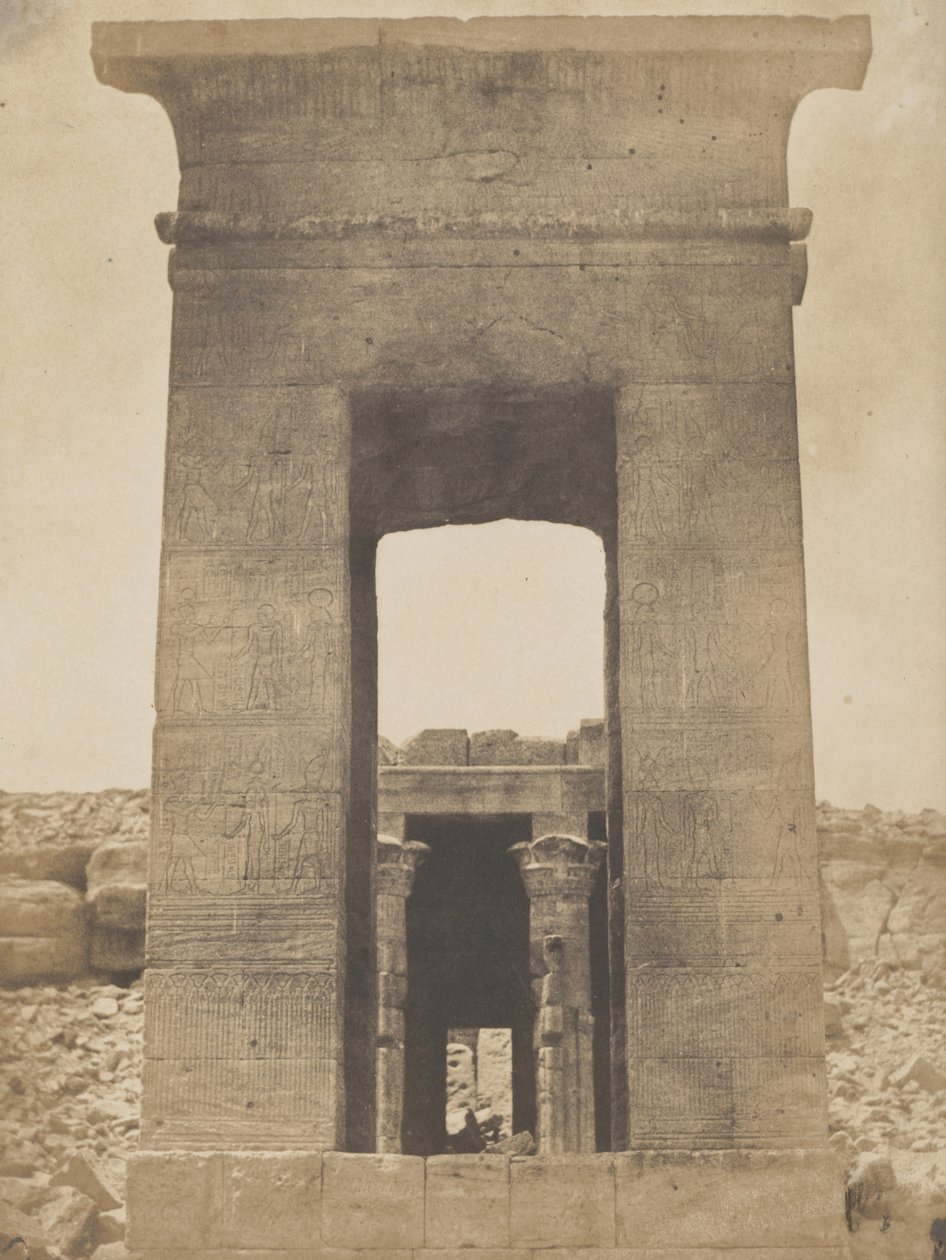 [Utsikt över Egypten], 1849-51. av Maxime Du Camp