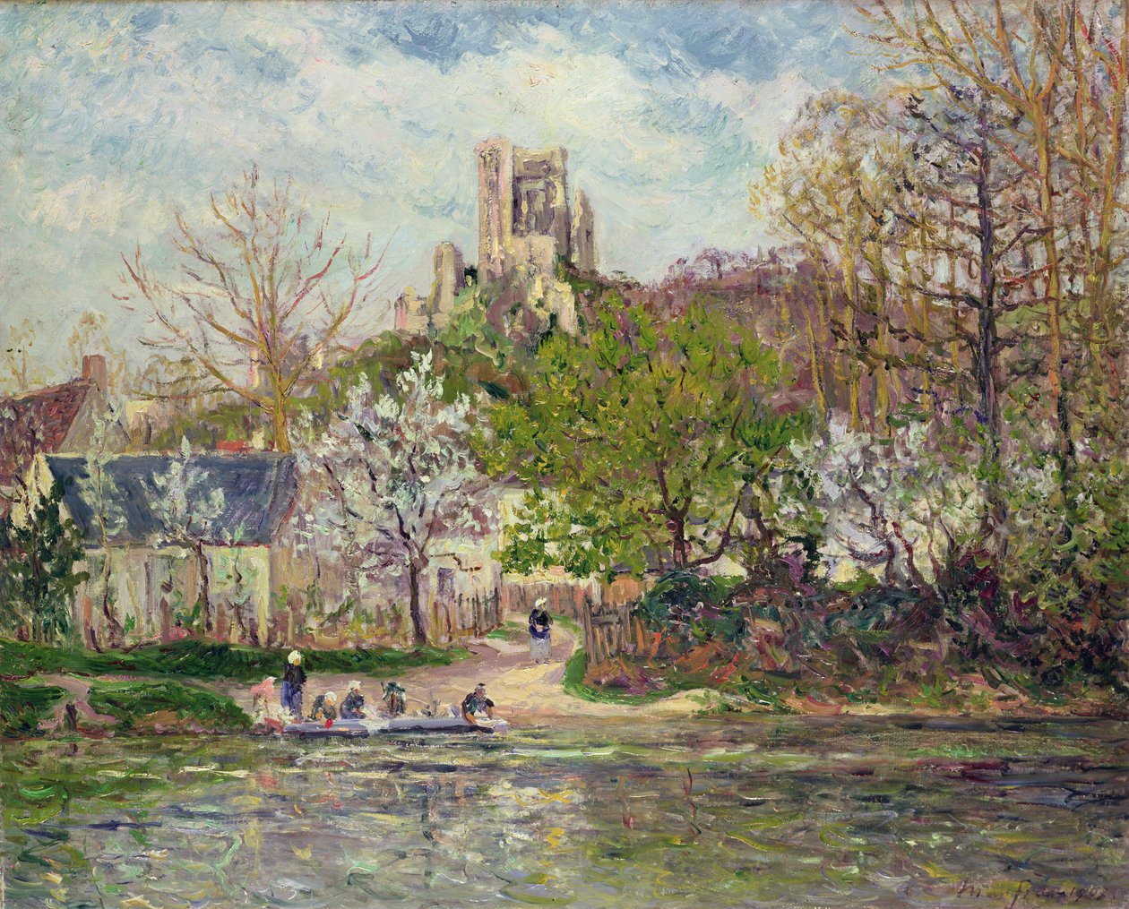 Våren vid Lavardin (Touraine) av Maxime Emile Louis Maufra