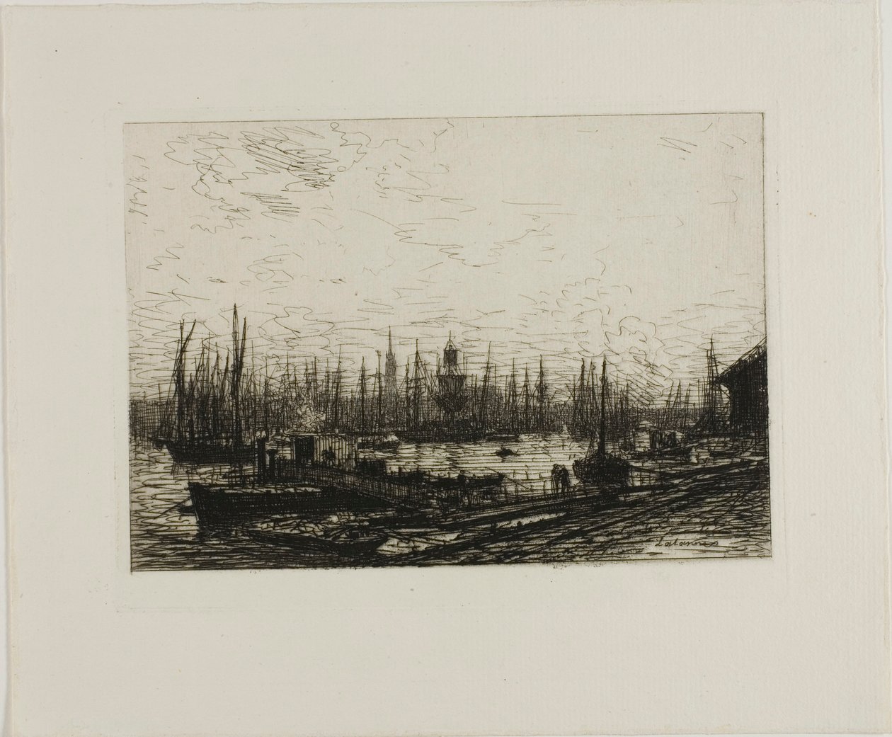 Bordeaux hamn av Maxime Lalanne