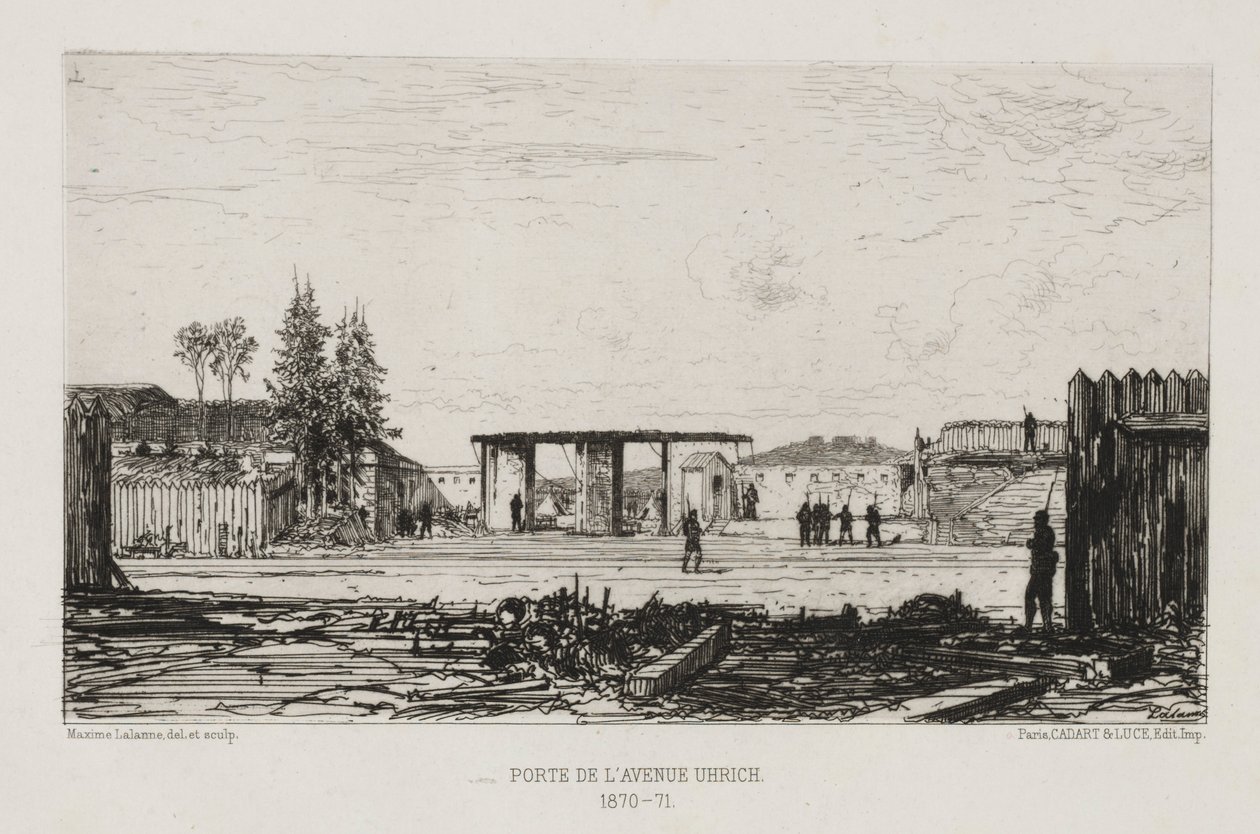 Avenue Uhrich dörr av Maxime Lalanne