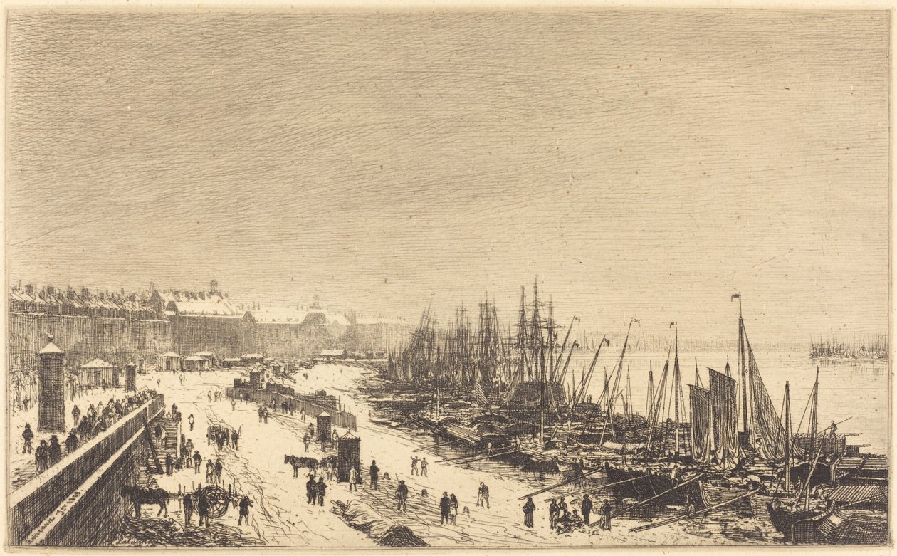 Bordeaux hamn av Maxime Lalanne