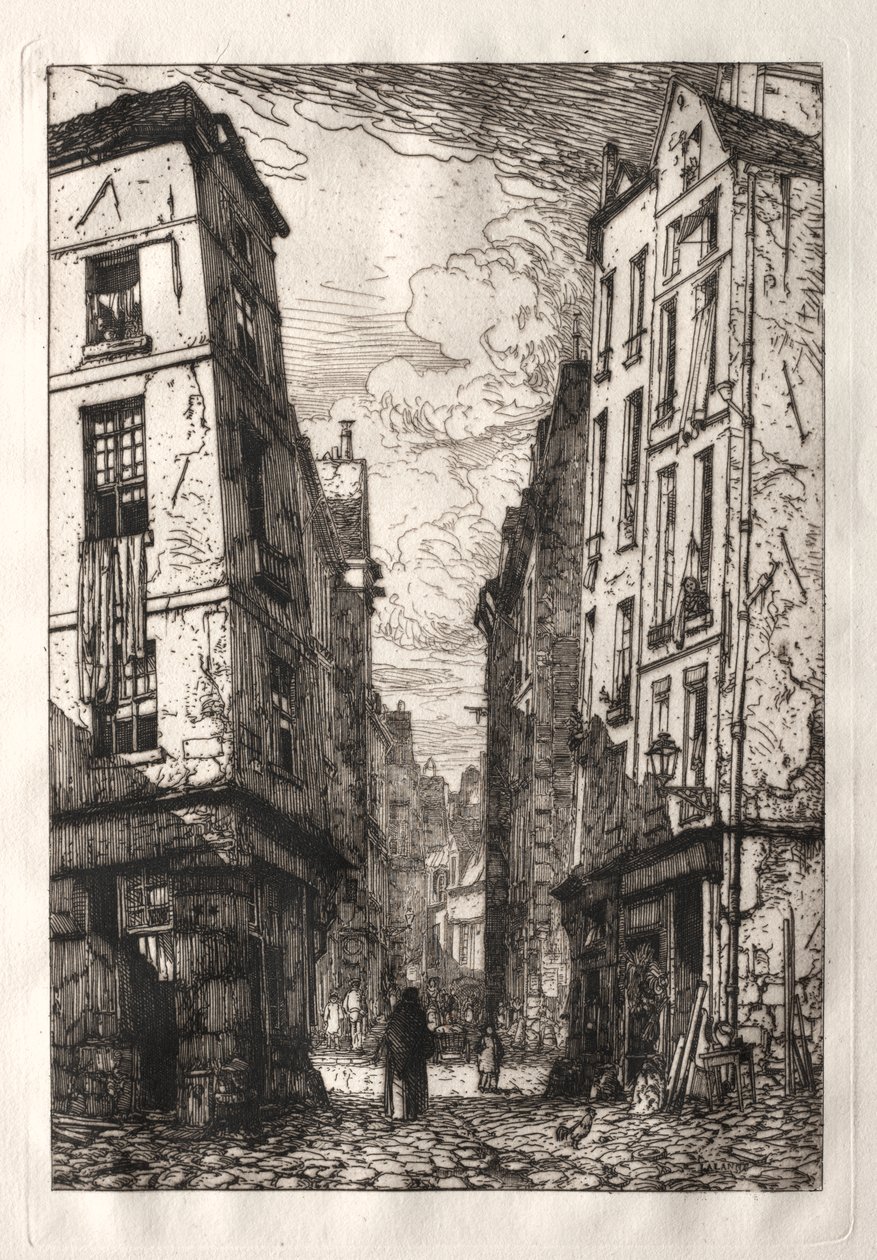 Rue des Marmousets (Gamla Paris) av Maxime Lalanne