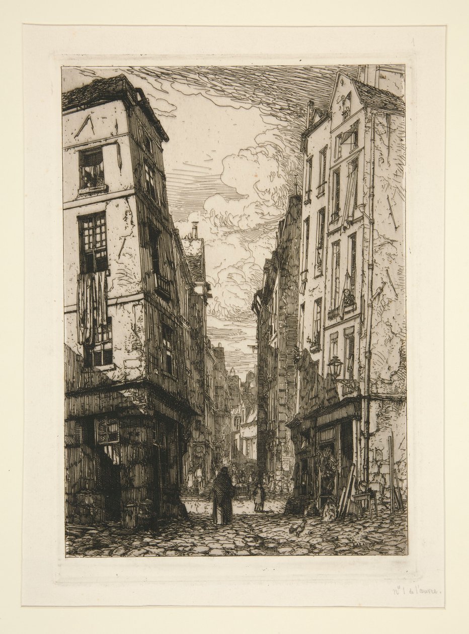 Rue des Marmousets (Gamla Paris) av Maxime Lalanne