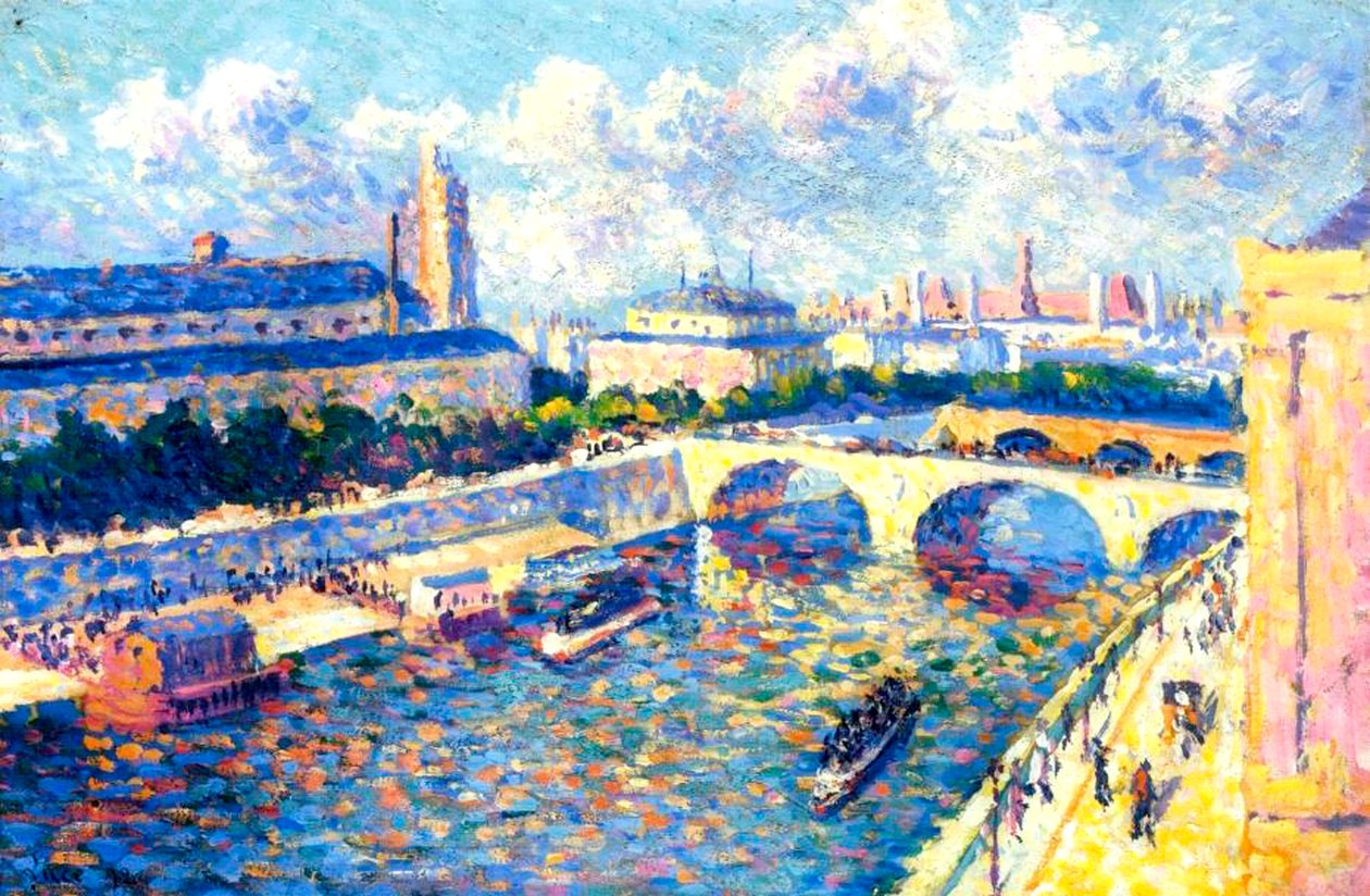 Seinen, Paris, 1892 av Maximilien Luce