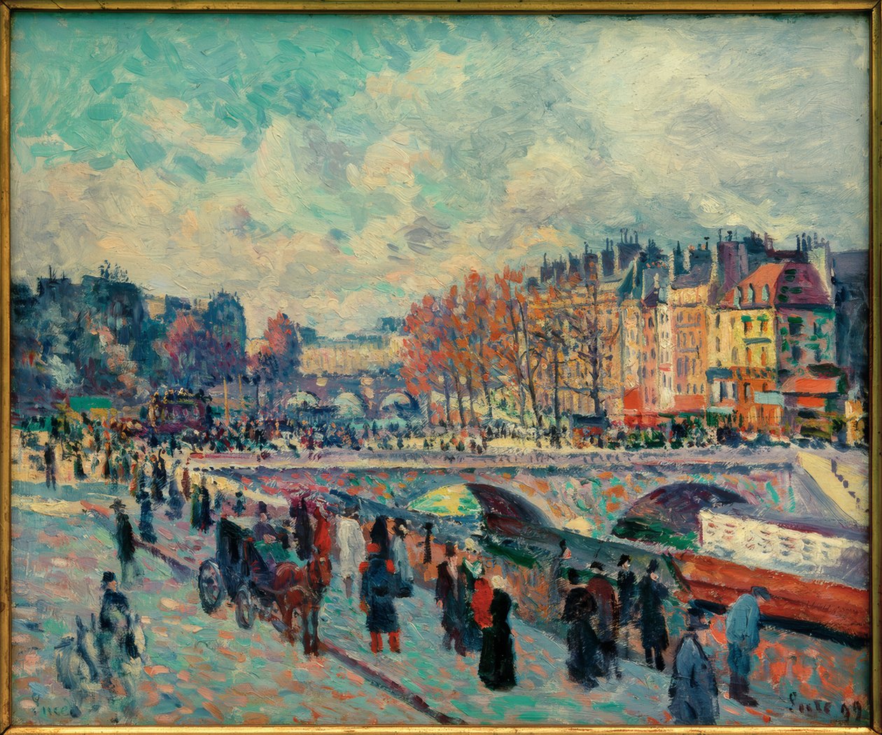 Quai St-Michel av Maximilien Luce