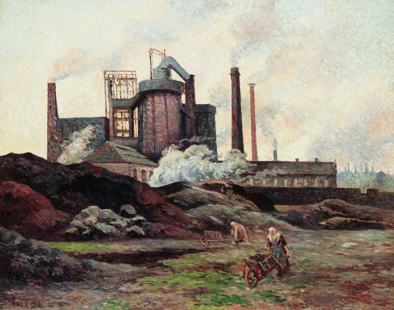 Fabriken, 1898 av Maximilien Luce