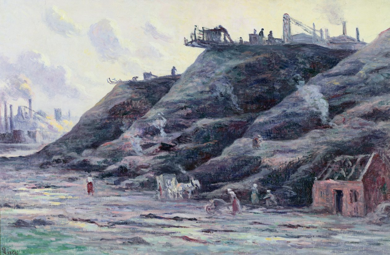 Slagghögen, 1896 av Maximilien Luce