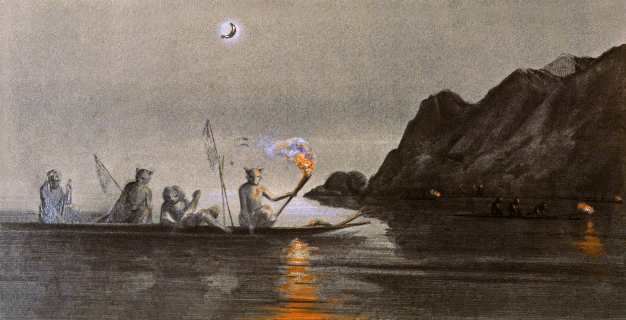 Peche en Ocean av Maximilien Radiguet