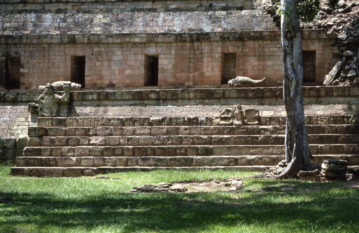 Copans västra domstol, sen klassisk period 600-900 e.Kr. av Mayan