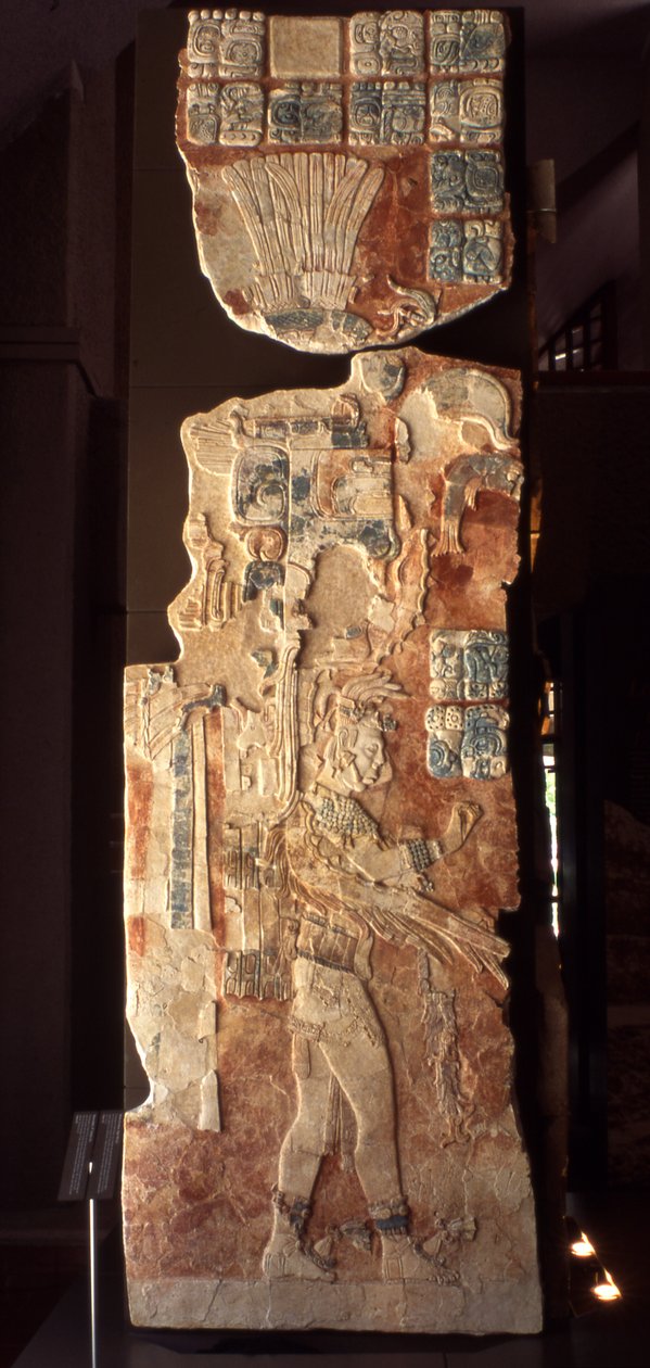 Kung Pacal Stela 12 av Mayan