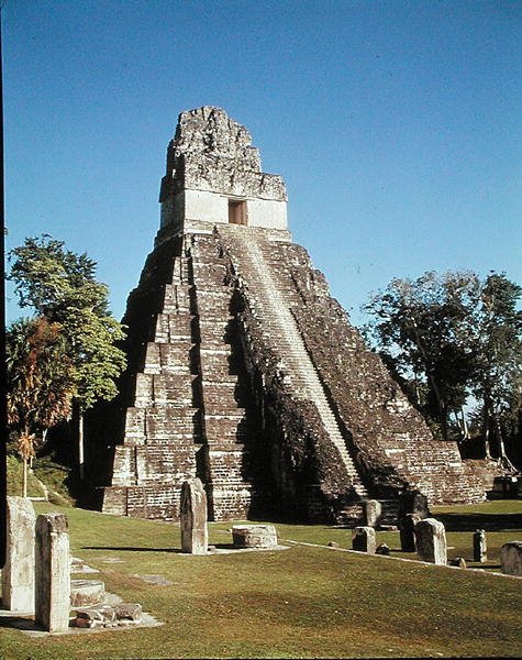 Jaguarens tempel (tempel 1) Sen klassisk period c.600-900 av Mayan