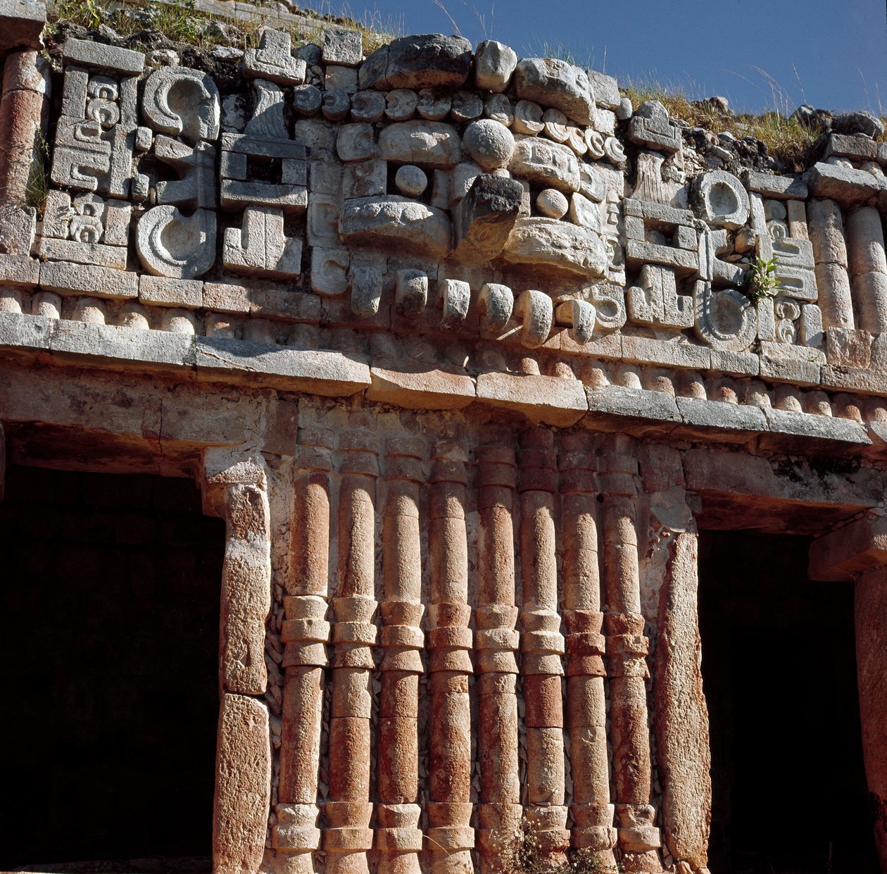 Utsikt över palatset av Mayan Mayan