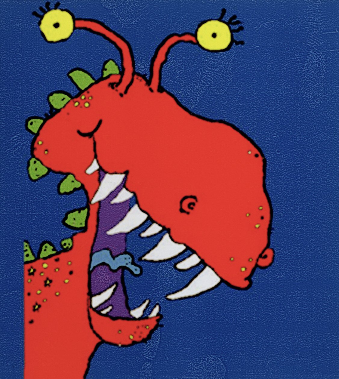 Red Monster, 1998 (bläck på papper) av Maylee Christie