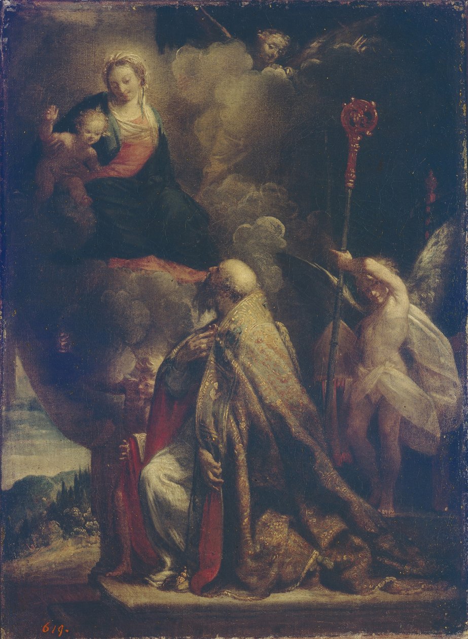 Visionen av Saint George av Mazzucchelli