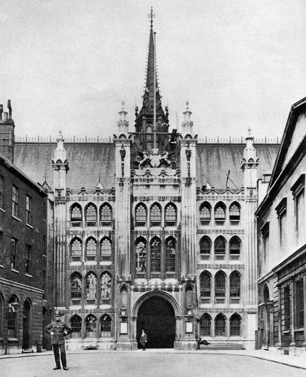 Gateway of the Guildhall, London, 1926-1927. av McLeish