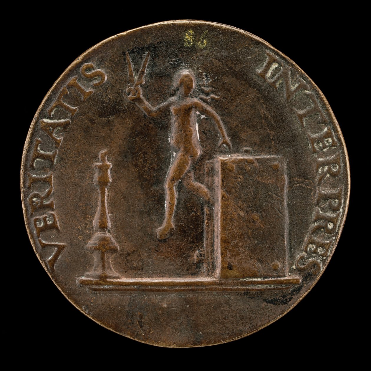 Sanningen flyr från en bok [omvänd], c. 1510. av Mea
