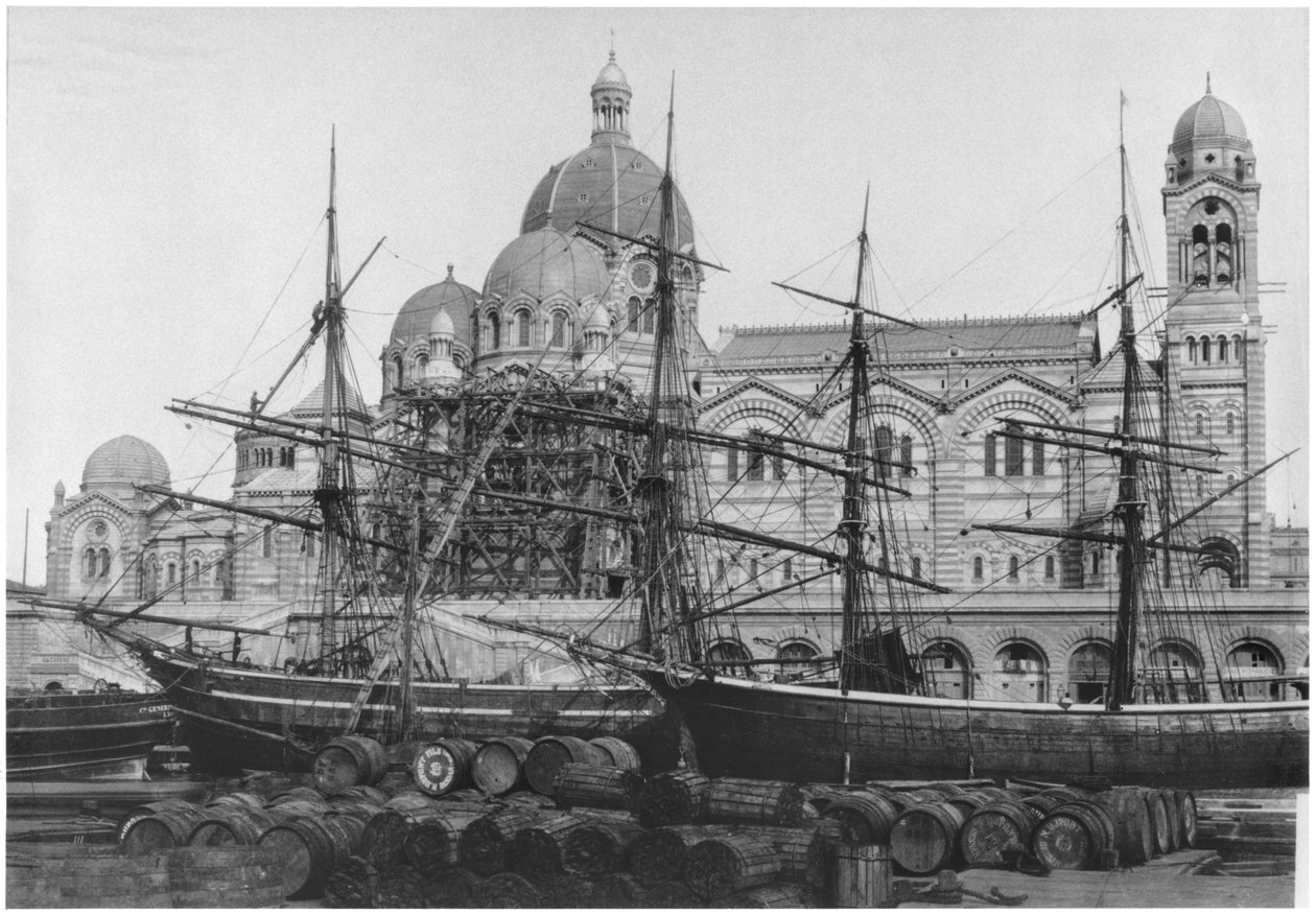 Cathedral Sainte-Marie-Majeure, känd som "Nouvelle Major", i Marseille, före 1893 av Mederic Mieusement