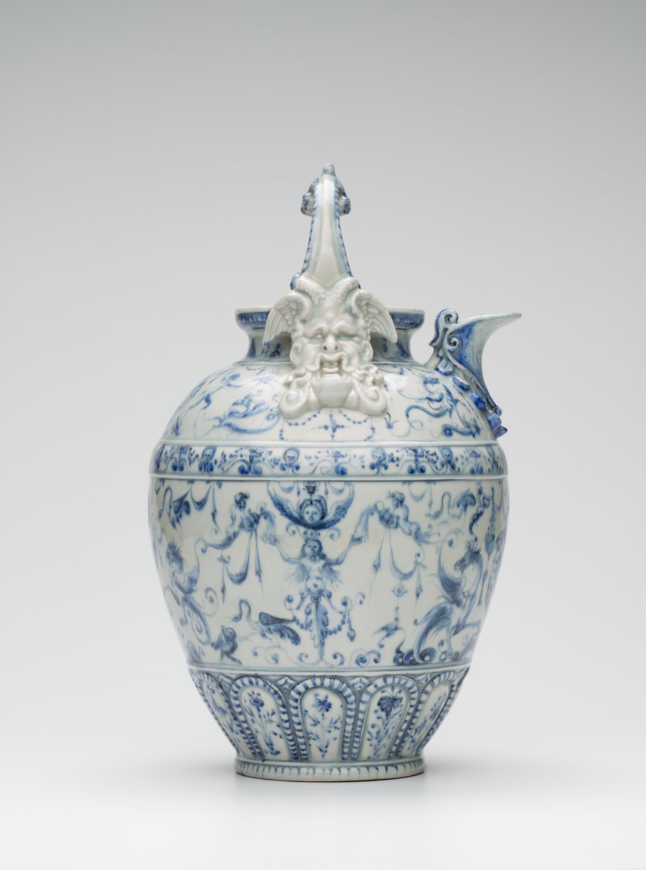 Ewer (Kanna) av Medici Porcelain Manufactory
