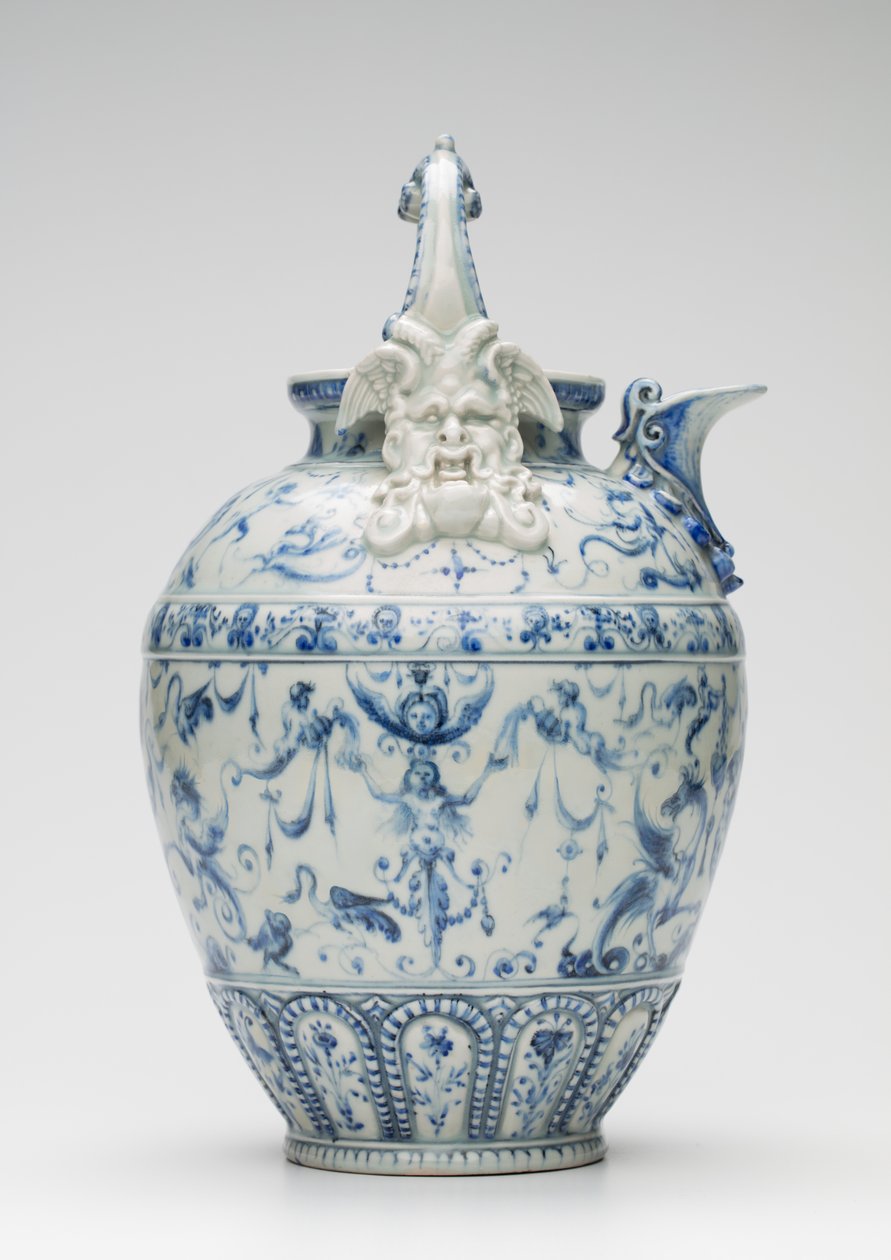 Ewer (Kanna) av Medici Porcelain Manufactory