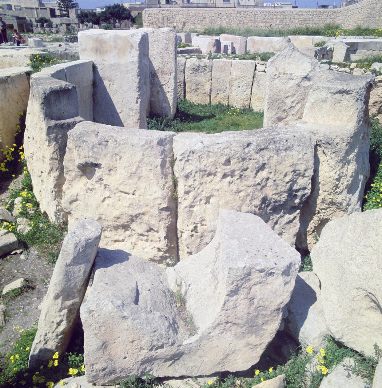 Megalitisk tempelplats av Megalithic