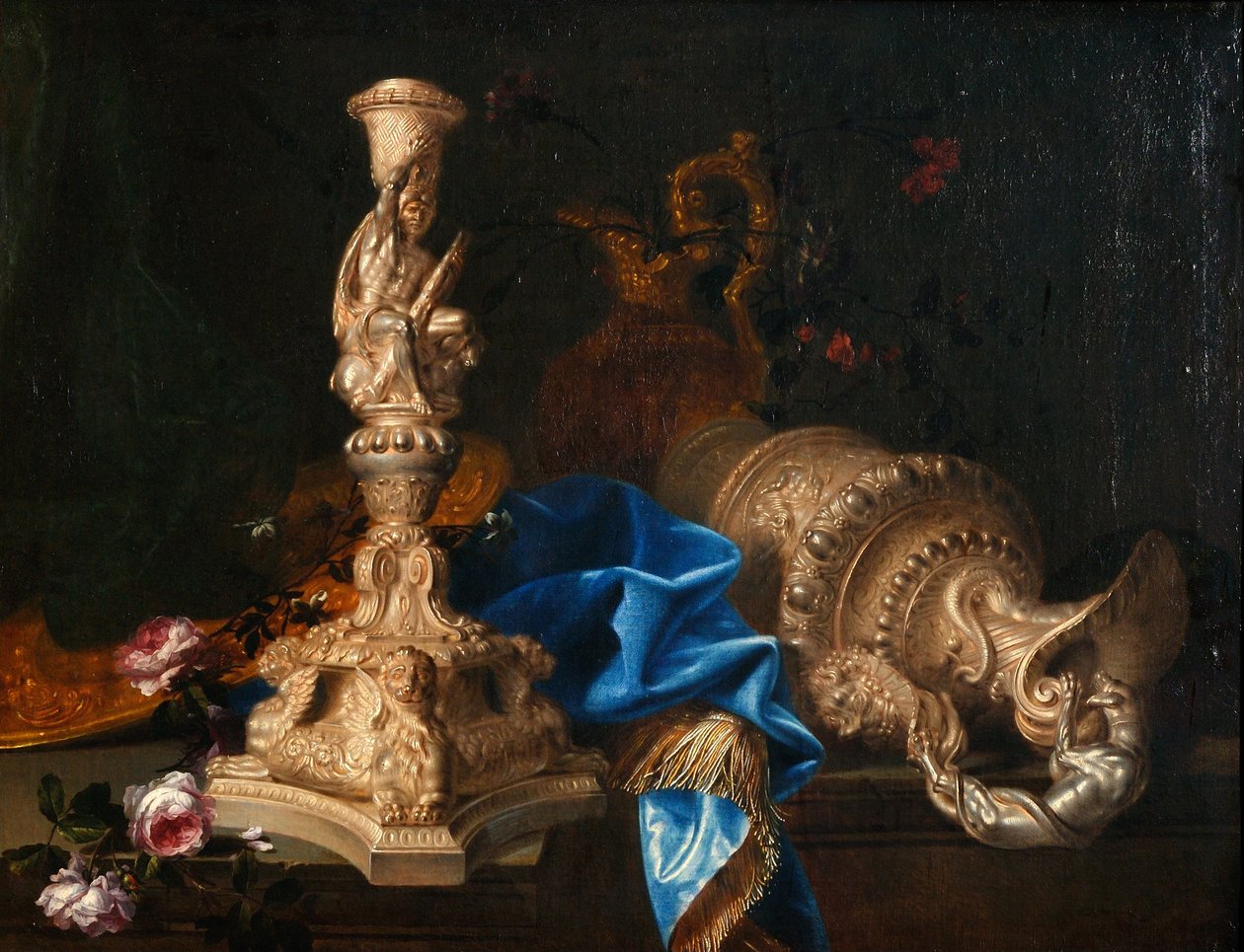 Nature morte avec chandelier av Meiffren Comte