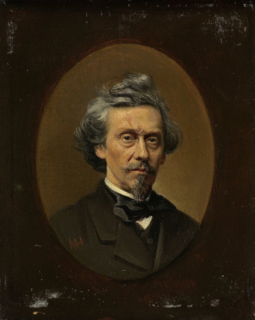 Petrus Franciscus Greive (1811-72), målare av Meijer Isaäc de Haan