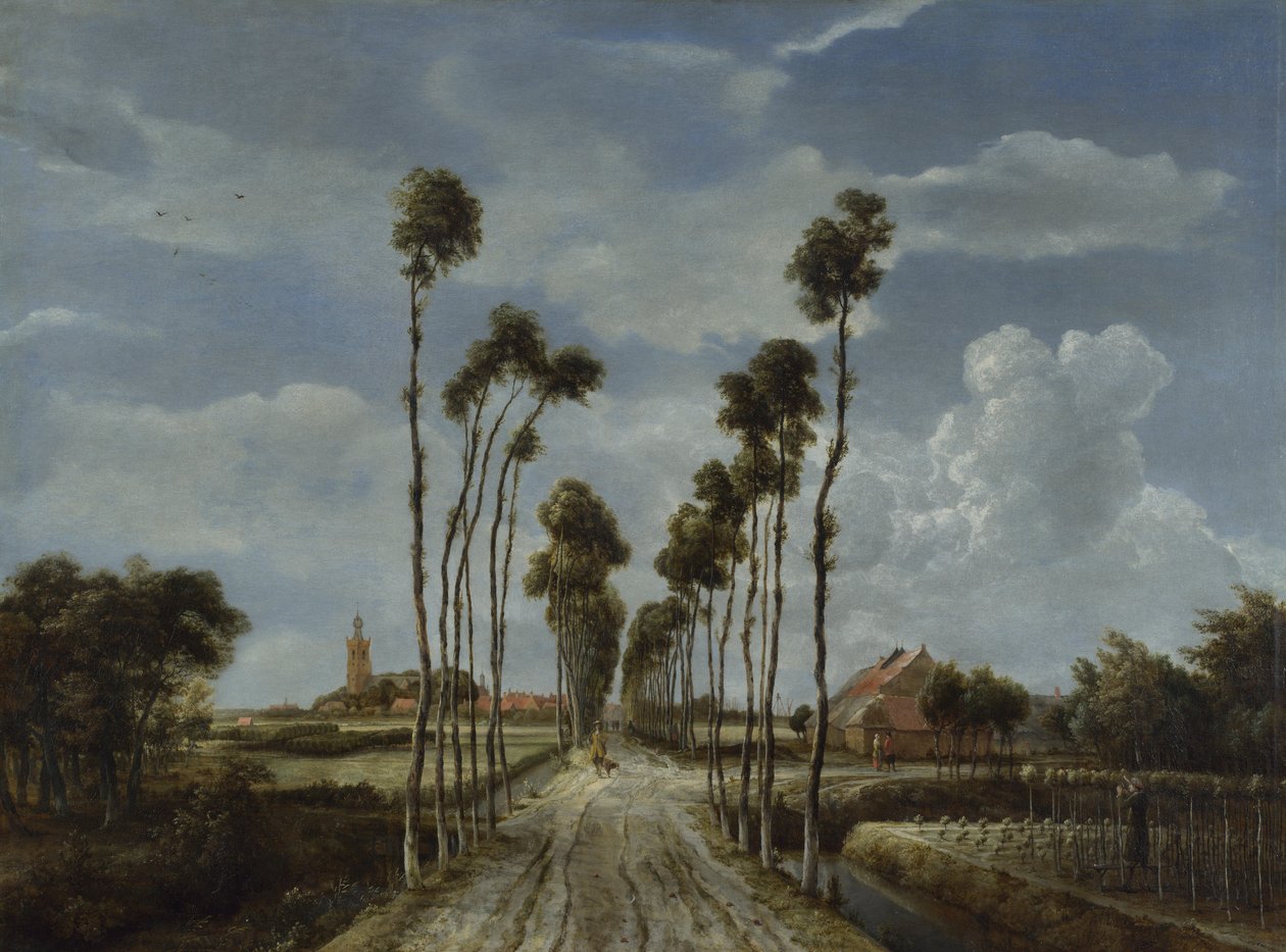 Allee von Middelharnis av Meindert Hobbema