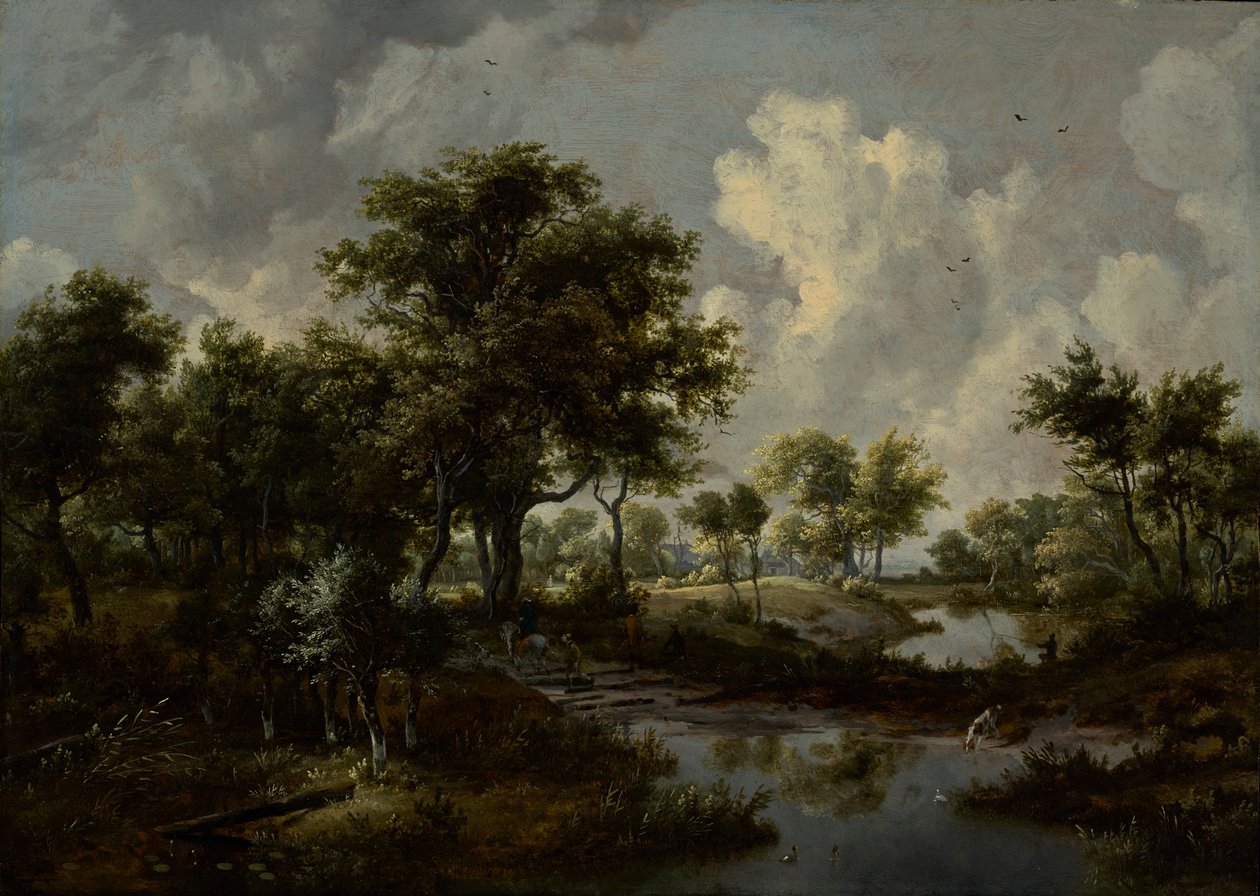 Ett skogslandskap av Meindert Hobbema
