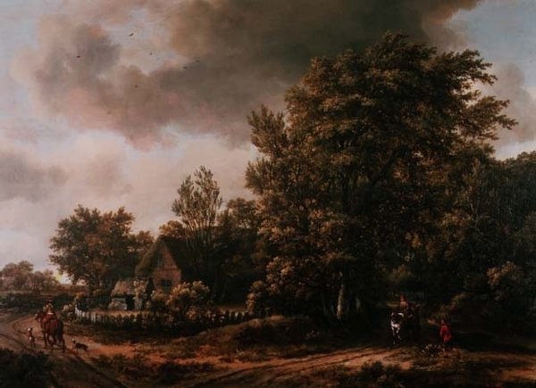 Landskap av Meindert Hobbema