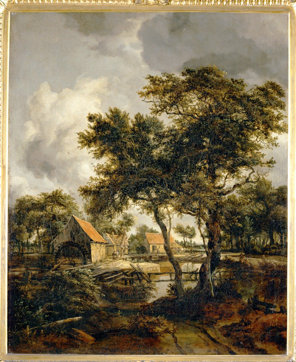 Le Moulin a eau - vattenkvarnen ... av Meindert Hobbema
